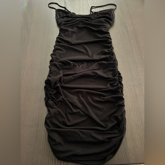 RARE NWOT Foxblood Gia Dress Black Size XL Bodycon - Picture 8 of 8